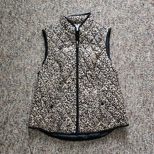 Leopard Print Vest